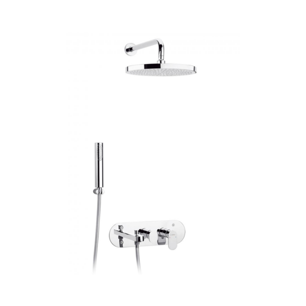 Kit mitigeur de bain-douche encastré 3 sorties Sfax
